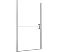 vidaXL Porte de douche en verre trempé 91x195 cm
