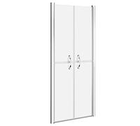 vidaXL Porte de douche mat ESG 91x190 cm