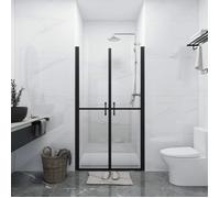 vidaXL Porte de douche transparente ESG (88-91 x 190 cm)
