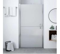 vidaXL Porte de Douche Paroi de Douche Cabine de Douche Cloison de Salle de Bain Maison Intérieur Verre Trempé Dépoli 91x195 146659
