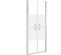 vidaXL Porte de douche semi-mate ESG 96x190 cm