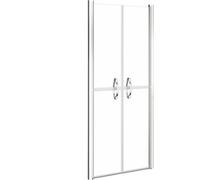 vidaXL Porte de douche transparente ESG 96x190 cm