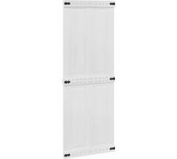 vidaXL Porte de grange blanche 80 x 210 cm en pin massif