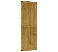 vidaXL Porte de grange brun miel 80 x 210 cm en pin massif