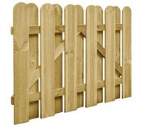 vidaXL Porte de Jardin 100 x 75 cm Bois de pin massif Vert