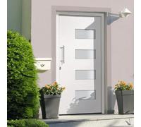 vidaXL Porte d'entrée 100x200 cm - Blanc
