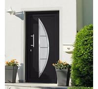 vidaXL Porte d'entrée anthracite 98x190 cm