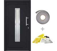 vidaXL Porte d'entrée anthracite 98x200 cm