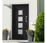 vidaXL Porte d'entrée anthracite 98x200 cm