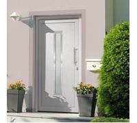 vidaXL Porte d'entrée blanche 98x208 cm