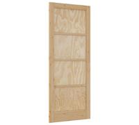 vidaXL Porte d'intérieur Naturelle 86 x 211 cm en contreplaqué