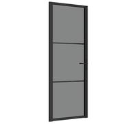 vidaXL Porte en Verre 76 x 201,5 cm Aluminium