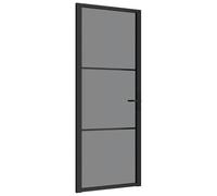 vidaXL Porte en Verre 83 x 201,5 cm Aluminium