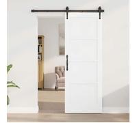 Porte d'intérieur vidaXL blanche 73,5 x 198,5 cm en contreplaqué