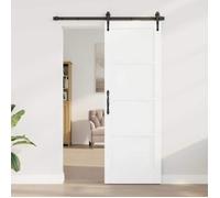 Porte d'intérieur vidaXL blanche 73,5 x 211 cm en contreplaqué