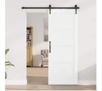 Porte d'intérieur vidaXL blanche 78 x 202 cm en contreplaqué