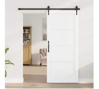 Porte d'intérieur vidaXL blanche 86 x 198,5 cm en contreplaqué