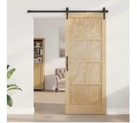 vidaXL Porte intérieure, 86 x 211 cm, contreplaqué, finition naturelle