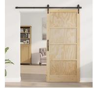 vidaXL Porte d'intérieur Naturelle 93 x 202 cm en contreplaqué