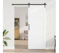 vidaXL Porte d'intérieur blanche 93 x 232 cm en contreplaqué
