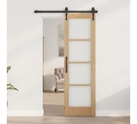 vidaXL porte intérieure avec verre 'ORKDAL'61x198,5x4 cm en bois massif de pin