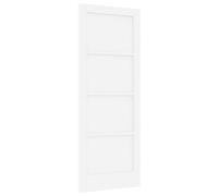 Porte d'intérieur vidaXL blanche 78 x 202 cm en contreplaqué