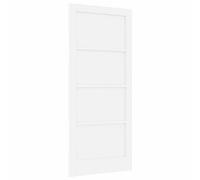 Porte d'intérieur vidaXL blanche 86 x 198,5 cm en contreplaqué