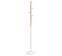 vidaXL – Porte-manteau sur pied Moderne 177 cm Blanc en fer enduit de poudre