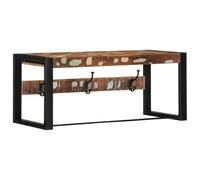 vidaXL Porte-manteau multicolore 80x35x35 cm bois massif récupération, porte-vêtements, portemanteau, porte-manteau en bois, porte-cintres