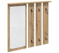 vidaXL Porte-manteau mural chêne artisanal 84 x 10 x 80 cm