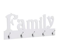 vidaXL Porte-manteau mural FAMILY - Blanc