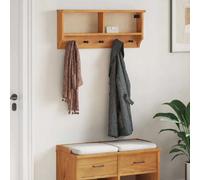 vidaXL Porte-manteau mural SANDNES 87x12x35 cm bois massif pin