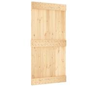 vidaXL Porte NARVIK Naturel 100 x 210 cm Bois de pin massif 42047087