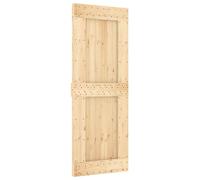 Porte vidaXL NARVIK Nature 80 x 210 cm en pin massif