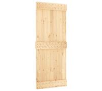 Porte vidaXL NARVIK Nature 85 x 210 cm en pin massif