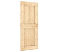 Porte vidaXL NARVIK Nature 85 x 210 cm en pin massif