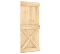 Porte vidaXL NARVIK Nature 90 x 210 cm en pin massif