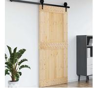 Porte vidaXL NARVIK Nature 100 x 210 cm en pin massif