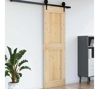 vidaXL Porte NARVIK Naturel 70 x 210 cm Bois de pin massif