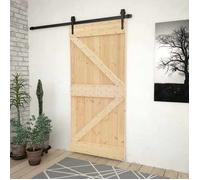 Porte vidaXL NARVIK Nature 80 x 210 cm en pin massif