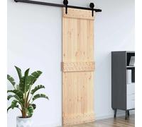 vidaXL Porte NARVIK Naturel 85 x 210 cm Bois de pin massif