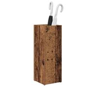 vidaXL Porte-parapluie Bois ancien 20 x 20 x 55,5 cm Bois d'ingénierie