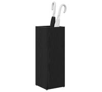 vidaXL Porte-parapluie Chêne noir 20 x 20 x 55,5 cm Bois d'ingénierie