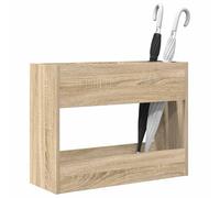 vidaXL Porte-Parapluie Chêne Sonoma 65 x 24 x 50 cm Bois d'ingénierie, Rangement d'entrée, Support à Parapluie rectangulaire, Organisateur Moderne, élégant et Pratique à la Maison