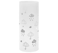 vidaXL Porte-parapluie Design Acier Blanc