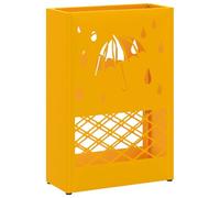 vidaXL Porte-Parapluie Jaune Moutarde 28 x 12 x 41 cm Acier, Porte-Parapluie Moderne, Design rectangulaire, Rack en Acier Durable, Organisateur élégant pour l'entrée