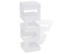 vidaXL Porte-parapluie Stockage Blanc