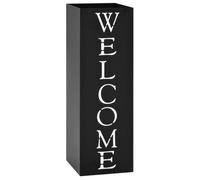 Vidaxl Porte-parapluie Welcome - Noir