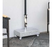 vidaXL Porte-parapluies gris clair 45x25x8,3 cm Granit