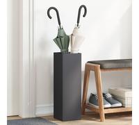 Vidaxl Porte-Parapluies Noir Métal Compact Minimaliste Porte-Parapluie